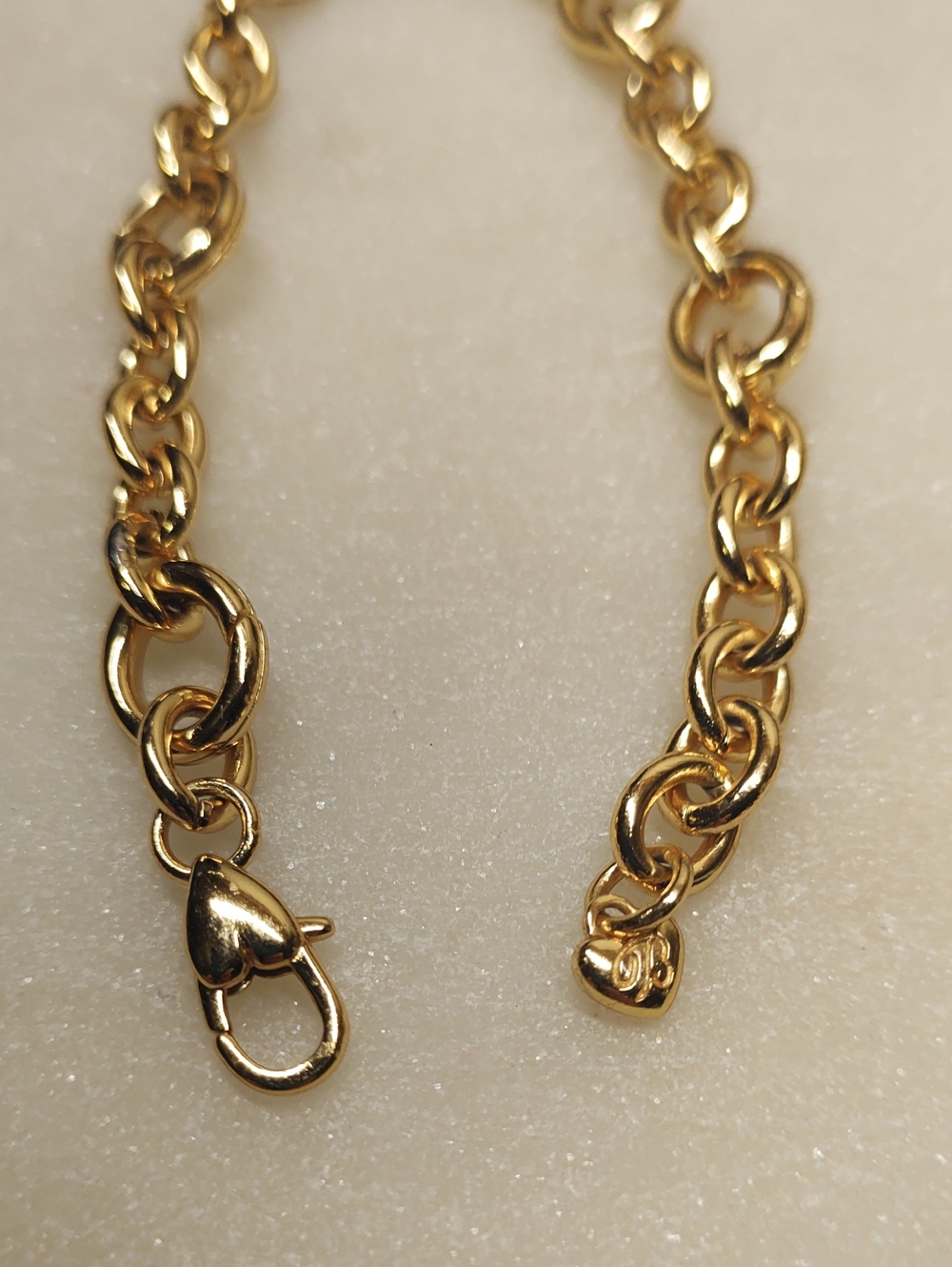 Brighton Luxe Link Gold Charm Bracelet Like New - Picture 7 of 9